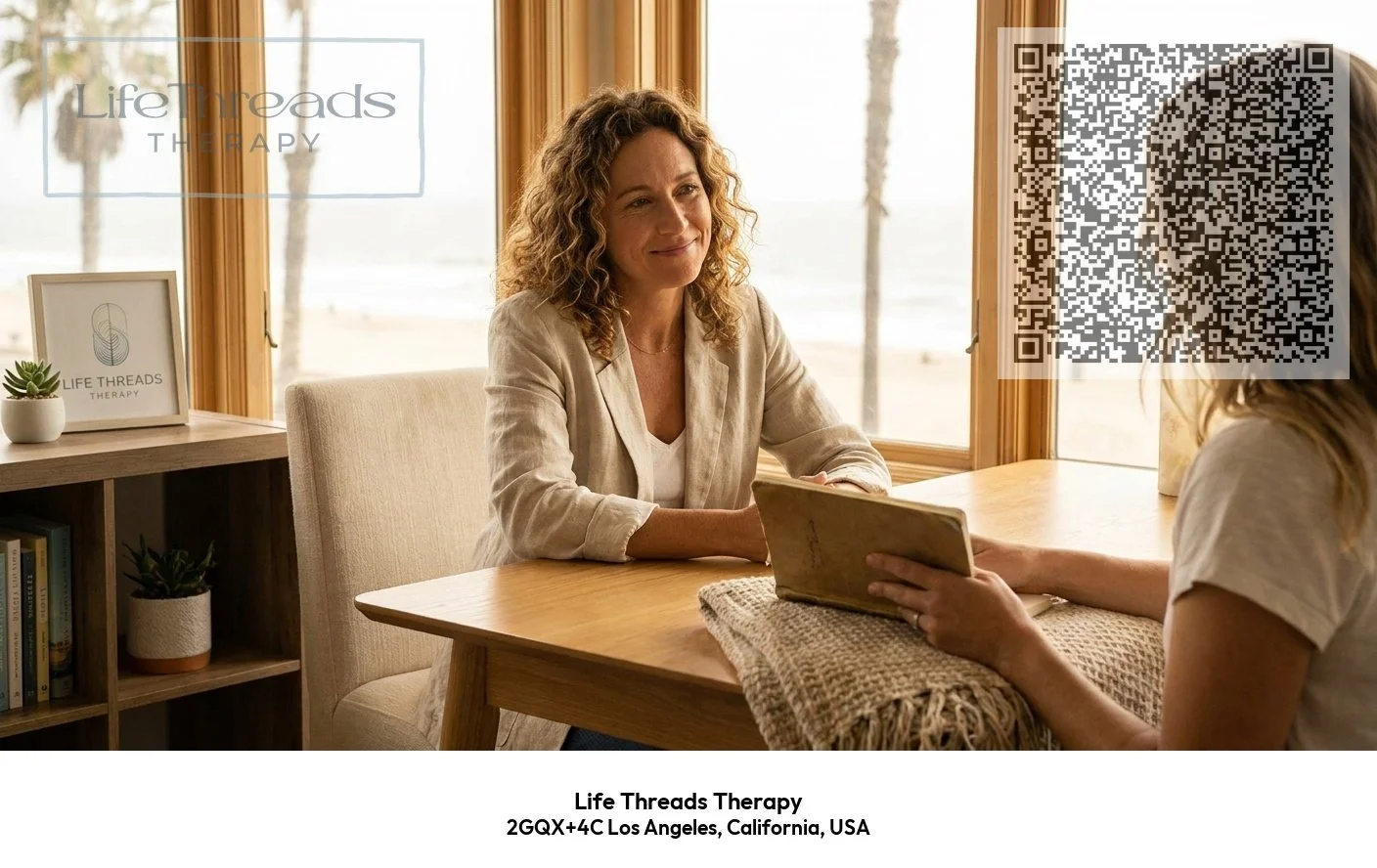 Life Threads Therapy IFS therapy practice card
